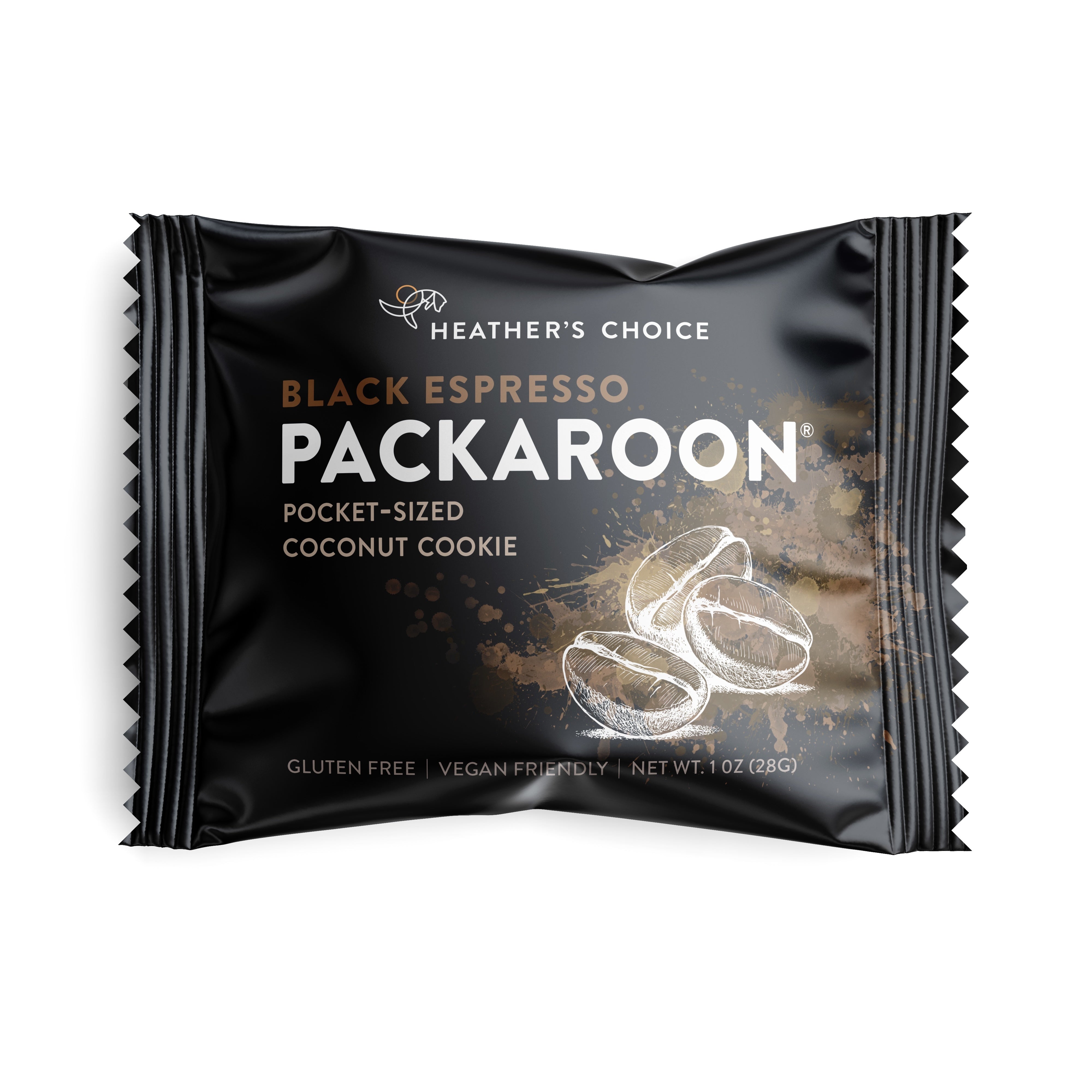 Black Espresso Packaroons® (Eight Pack)