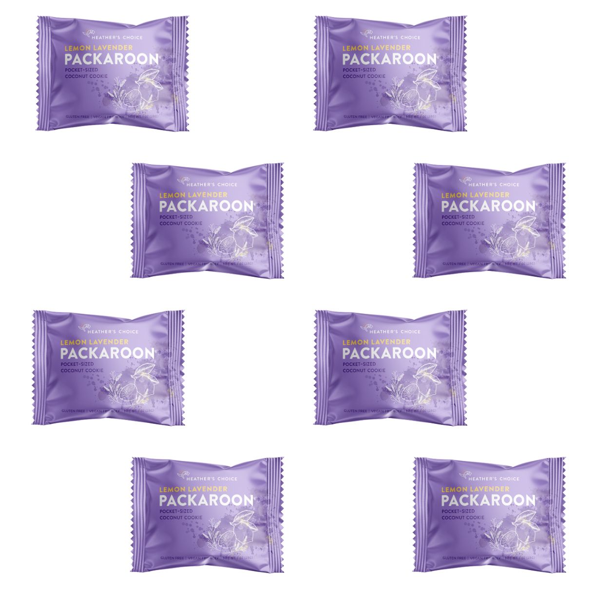Lemon Lavender Packaroons® (Eight Pack)