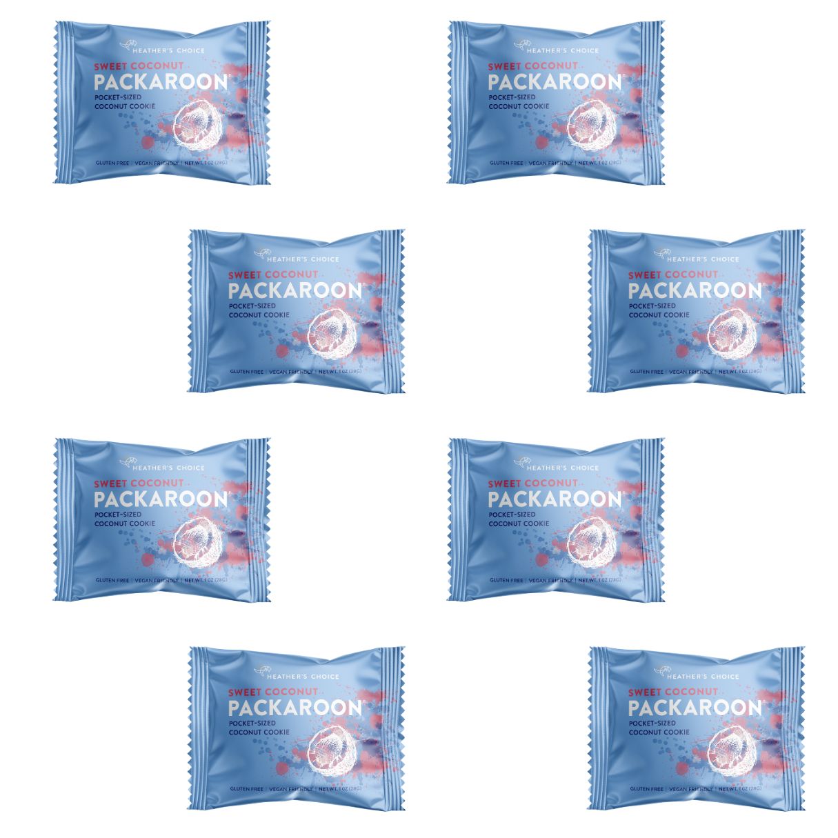Sweet Coconut Packaroons® (Eight Pack)