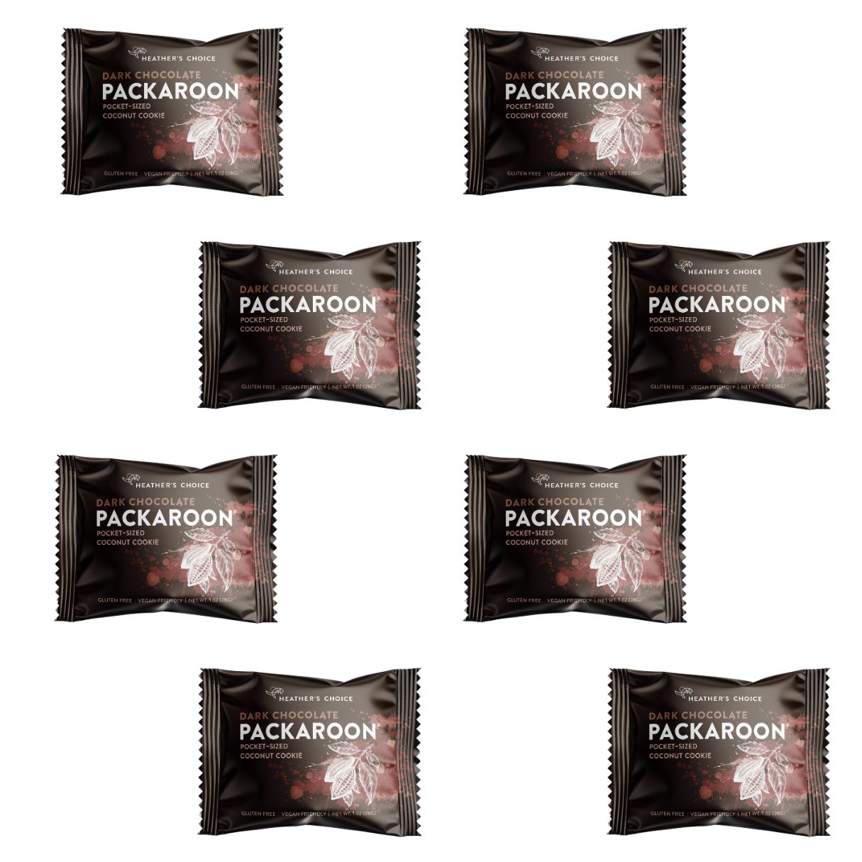 Dark Chocolate Packaroons® (Eight Pack)