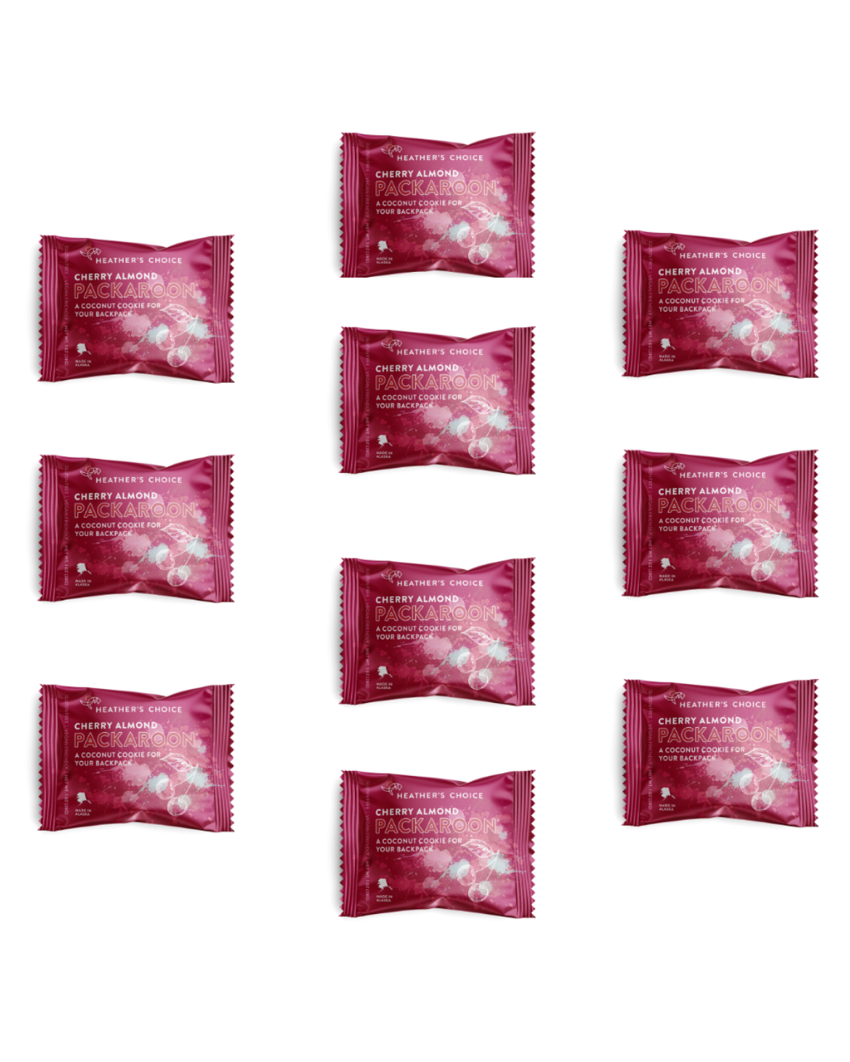 Cherry Almond Packaroons® (Ten Pack)