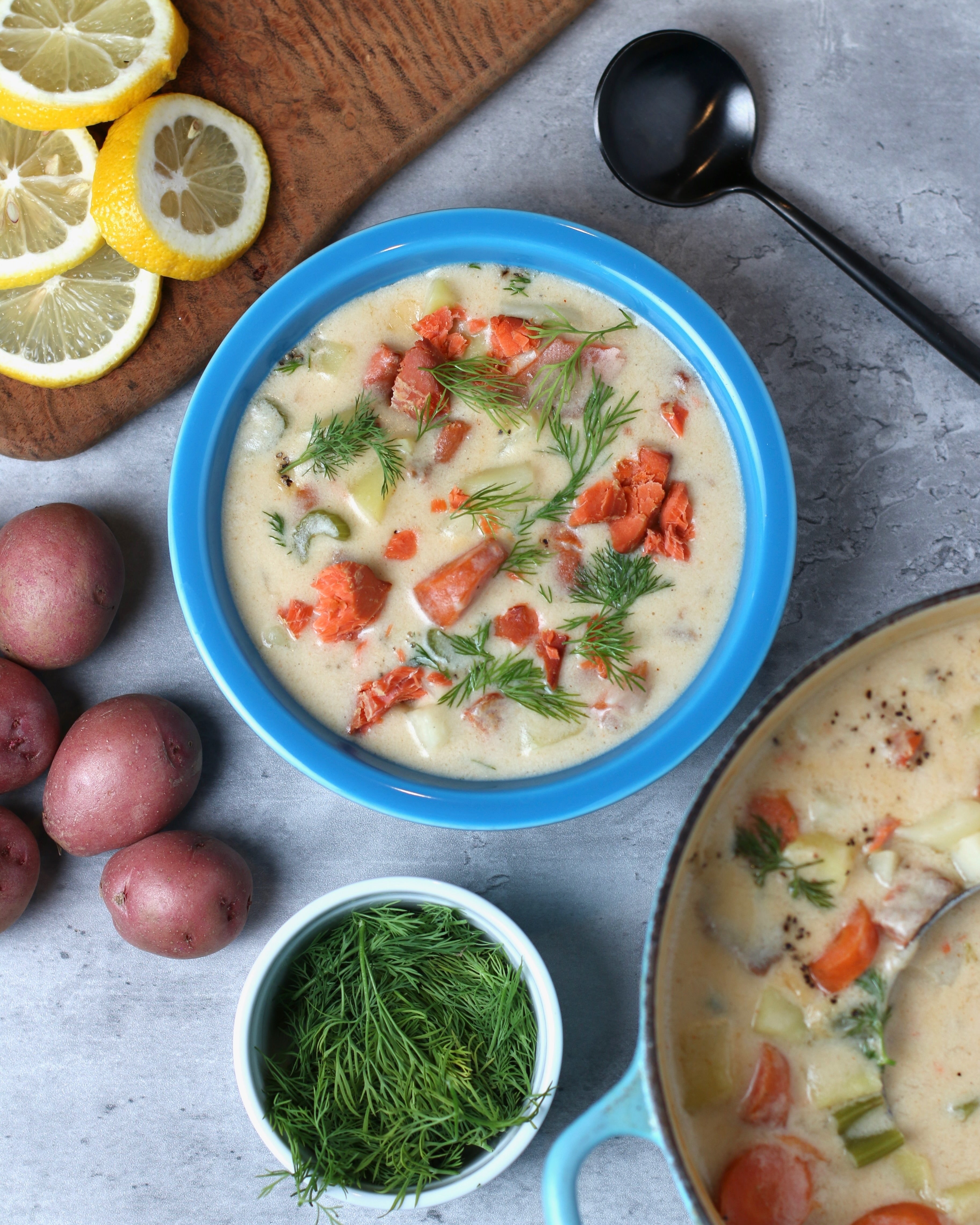 Smoked Sockeye Salmon Chowder