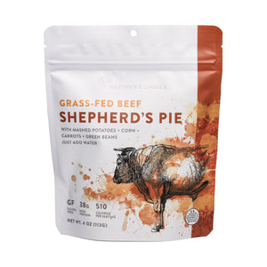 Shepherd's Pie with Grass-Fed Beef gluten-free meal in pouch - frontside